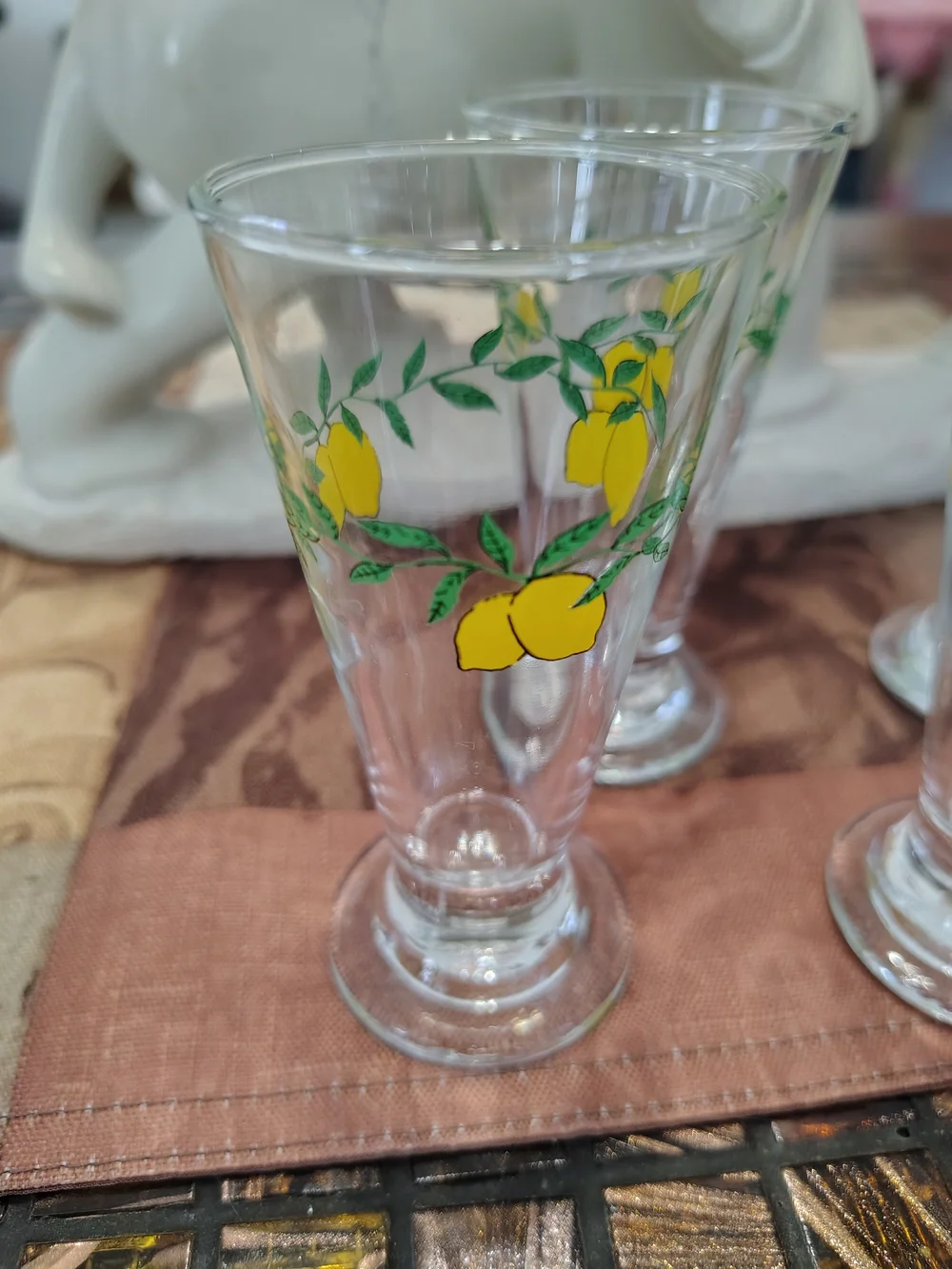 Vintage 2 oz Shot Glass with Lemons 4